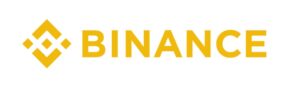Logo Binance w kolorze żółtym